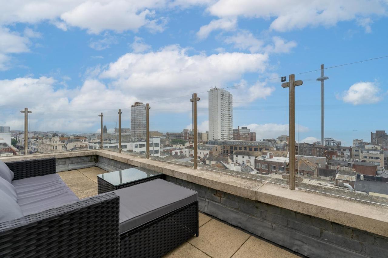 Sea View Penthouse Daire Brighton Dış mekan fotoğraf